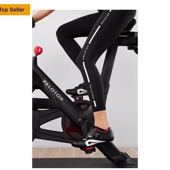 Peloton Black Cycling Shoes with Red Accents - Picture 9 of 10